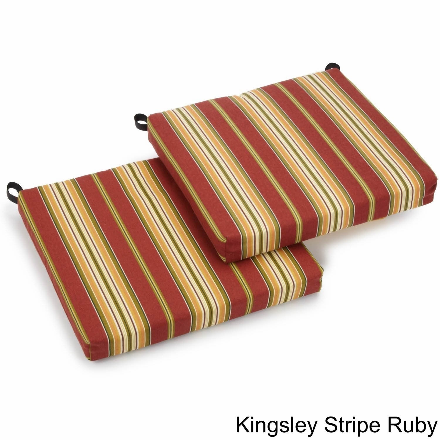 Blazing Needles 60-inch Indoor/Outdoor Bench Cushion - 60 Vanya Papprika 