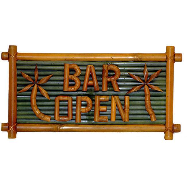 Bamboo Bar Open Tiki Sign (Vietnam)