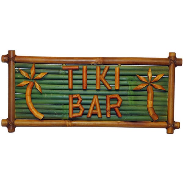 Shop Handmade Bamboo 'Tiki Bar' Sign (Vietnam) - Free Shipping On ...