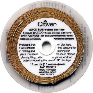 Quick Bias 0.25-in. Gold Lame Fusible Bias Tape - Bed Bath & Beyond ...