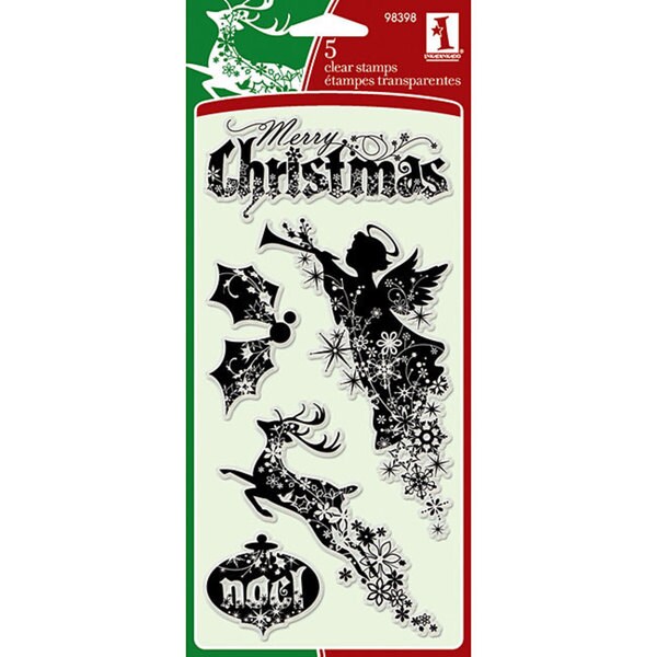 Inkadinkado Clear 'Christmas Silhouettes' Stamps - 11492393 - Overstock ...