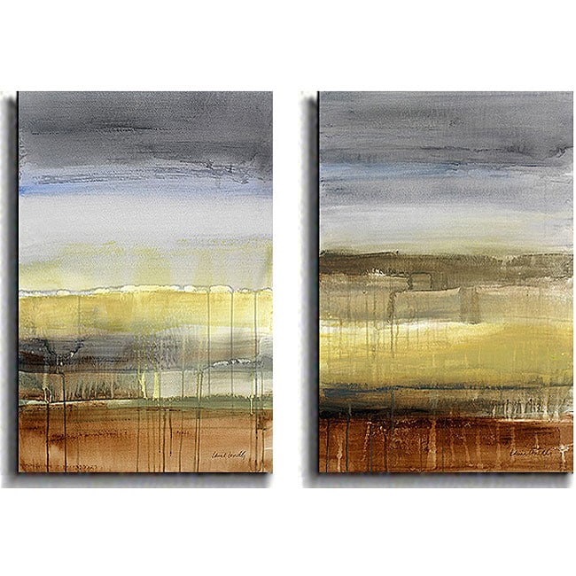 Shop Lanie Loreth 'Summer Rain' Canvas Art (Set of 2) - On Sale - Free ...