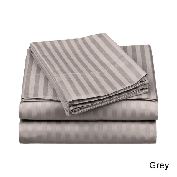 Tremendous Bedding Sheets 6 PCs Deep PKT Organic Cotton Olympic Queen All Stripe