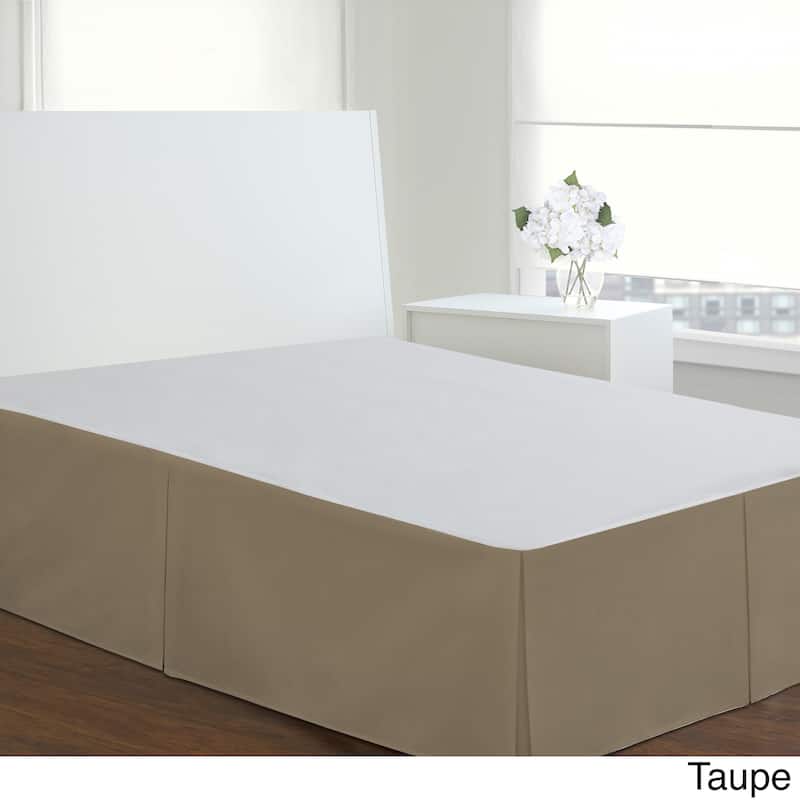 Fresh Ideas Poplin 14-inch Drop Bedskirt