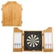 All American Solid Pine Dart Board and Cabinet - Thumbnail 4