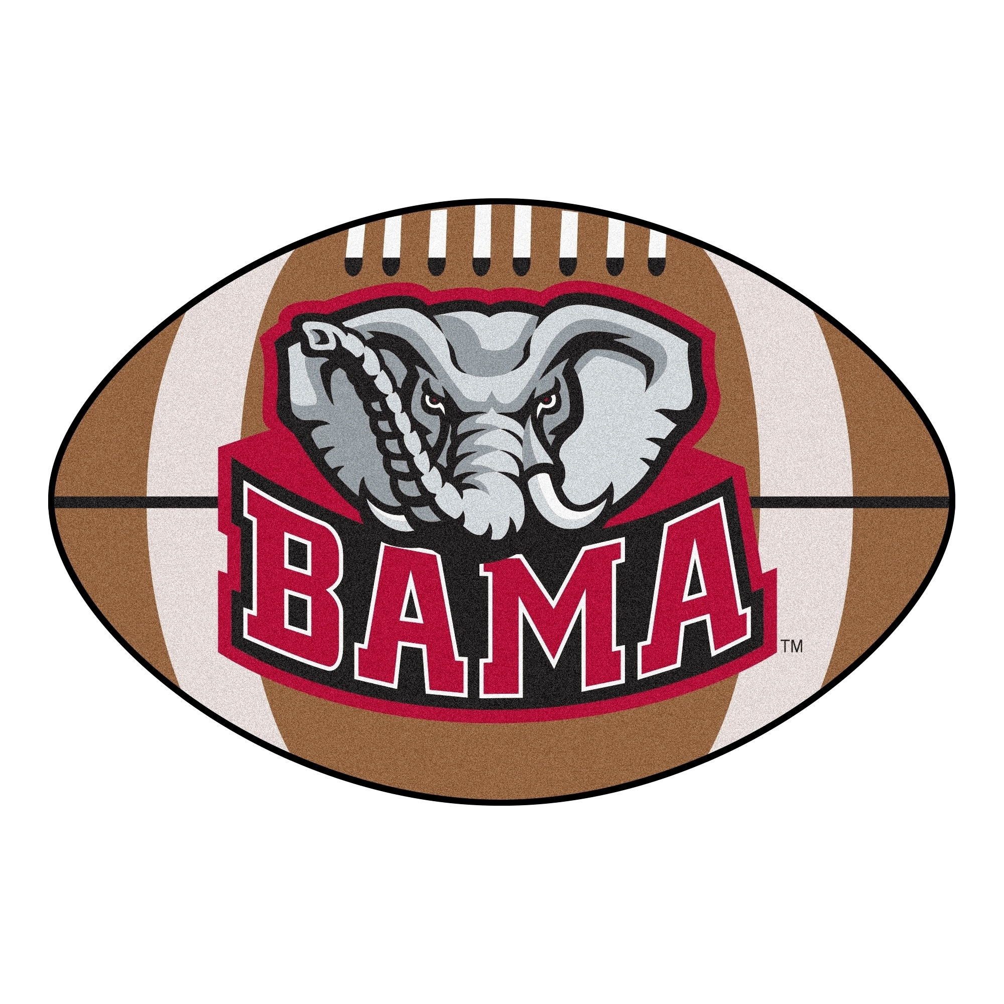 University Of Alabama Crimson Tide Football Mat 205x325