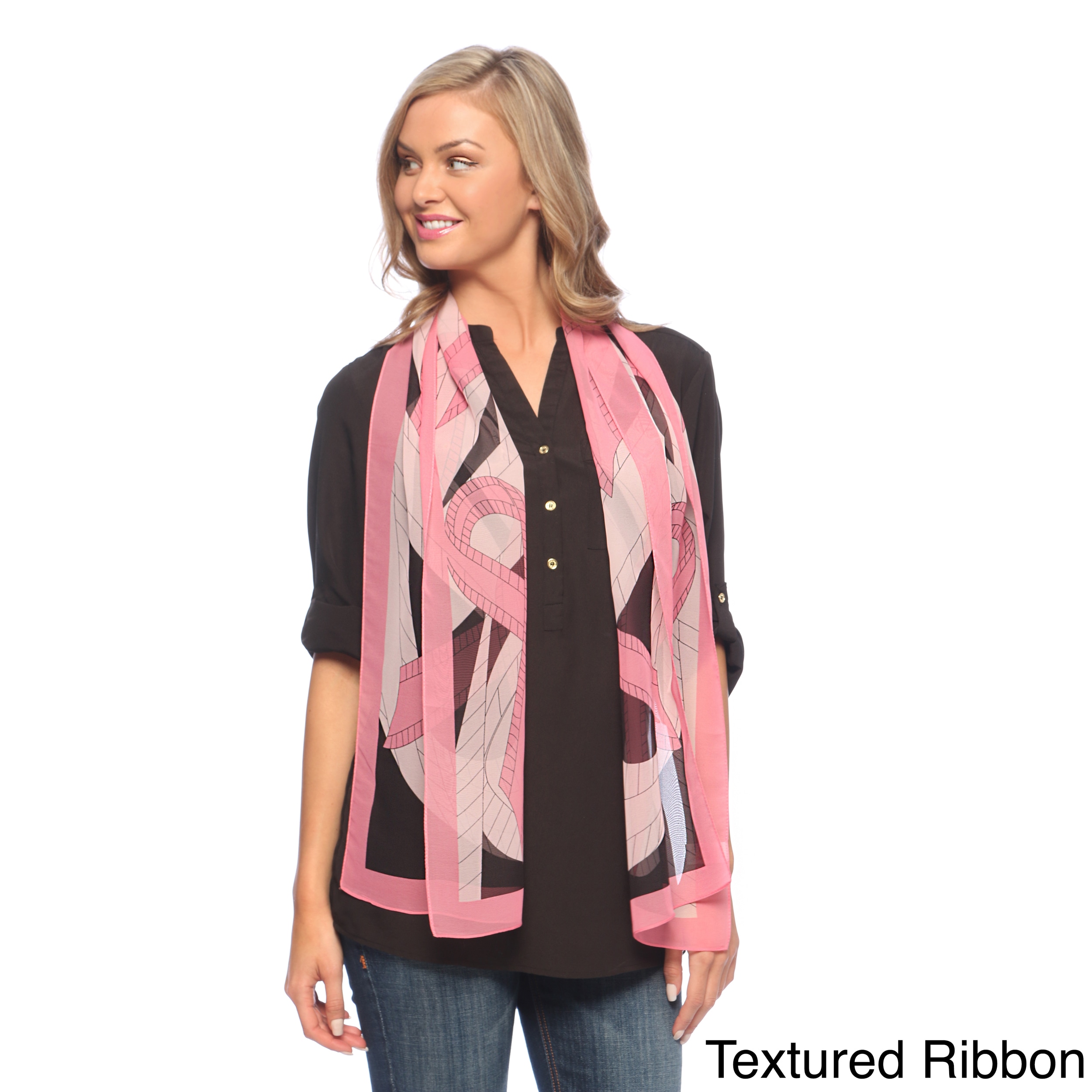 Breast Cancer Awareness Scarves (set Of 3)