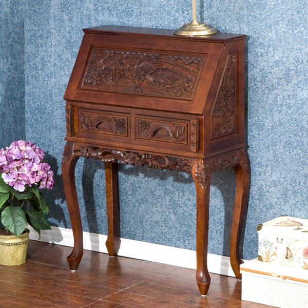 Decorative Carved Study Desk Upton Home Desks