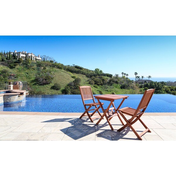 Glaser Outdoor Folding Bistro Set