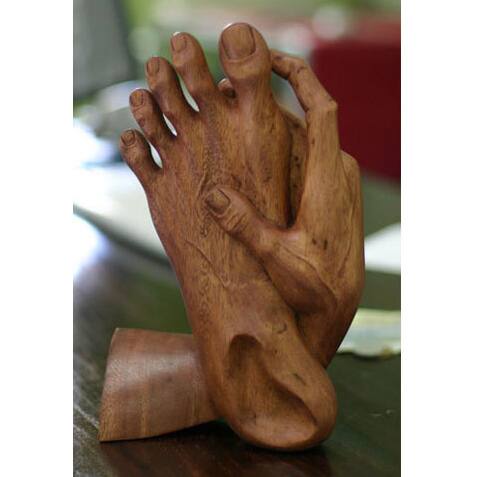 Wood 'Take Action' Statuette (Indonesia)
