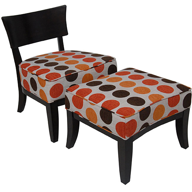 Metro Chair And Ottoman Set