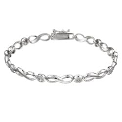 Diamond Accent Infinity Bracelet 