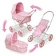 preview thumbnail 4 of 30, Badger Basket Just Like Mommy 3-in-1 Doll Pram/Carrier/Stroller