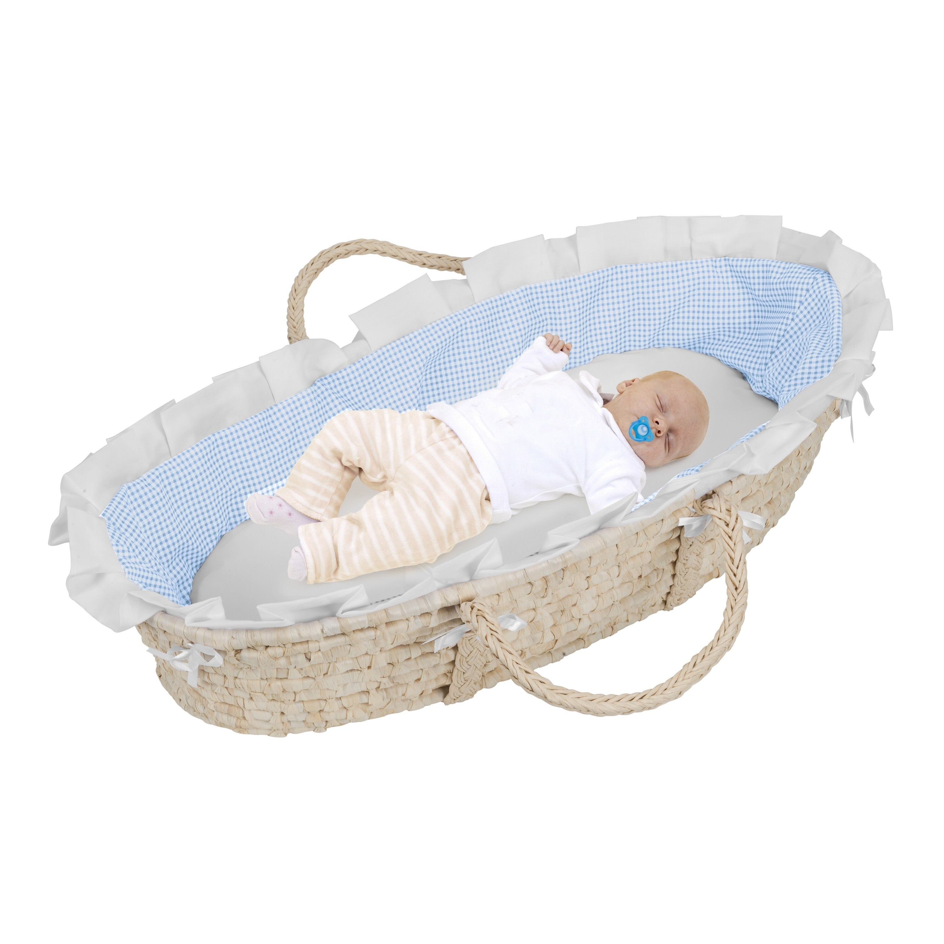 basket like bed for a newborn baby