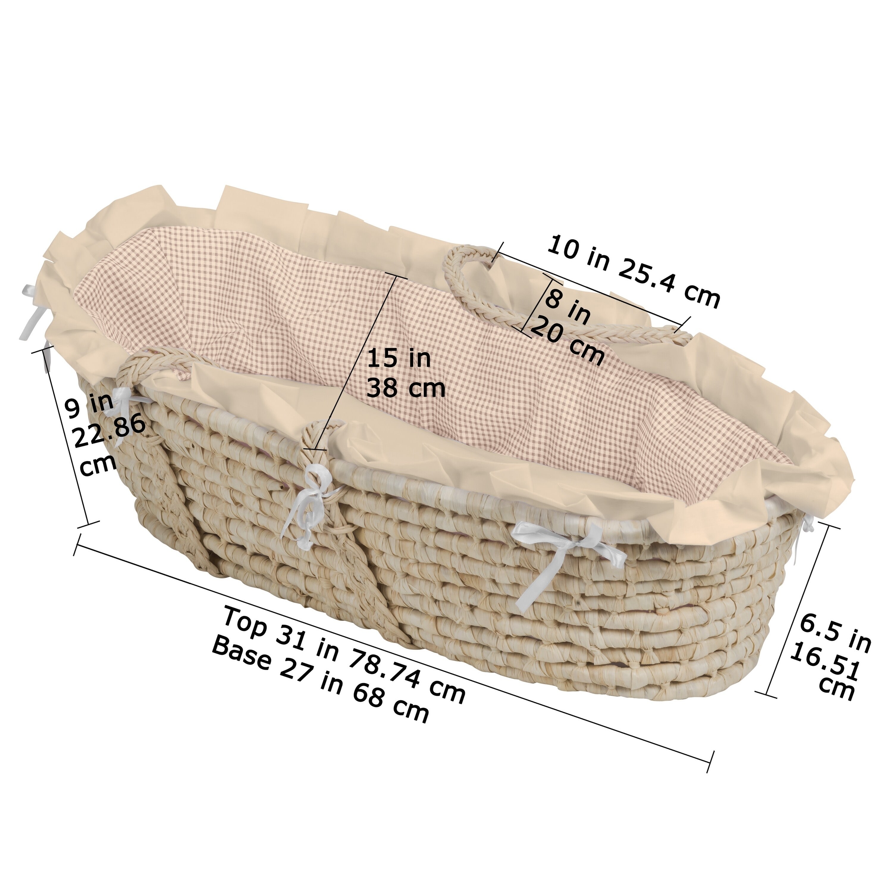 basket like bed for a newborn baby