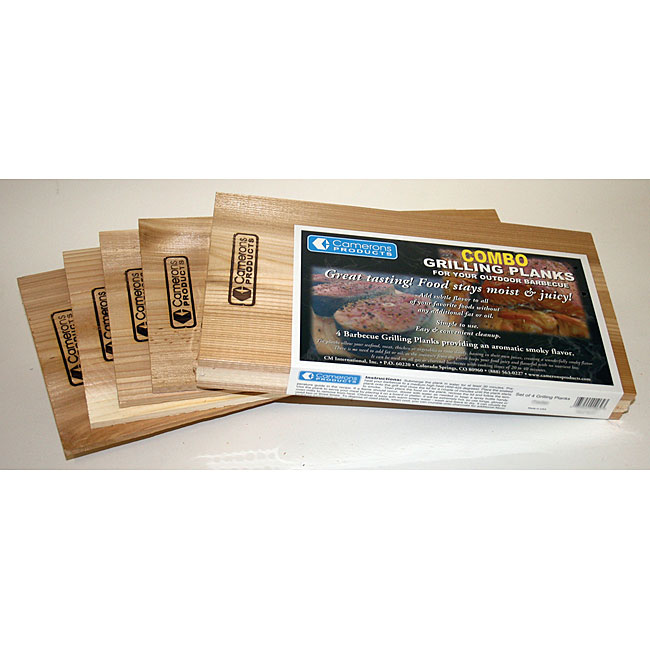 Combo Pak Alder And Cedar Grilling Planks (pack Of 4)