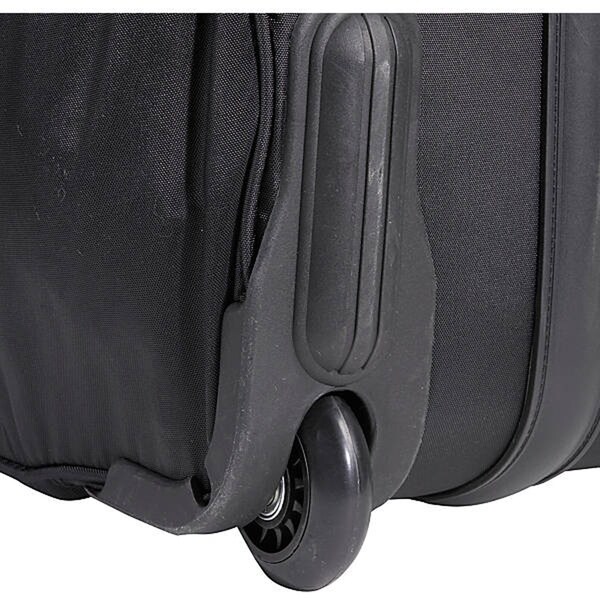 a saks rolling duffel bag