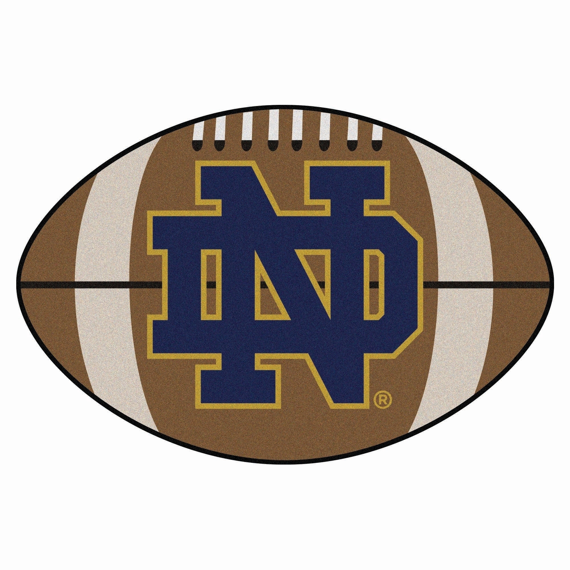 Notre Dame 22x35 Football Mat