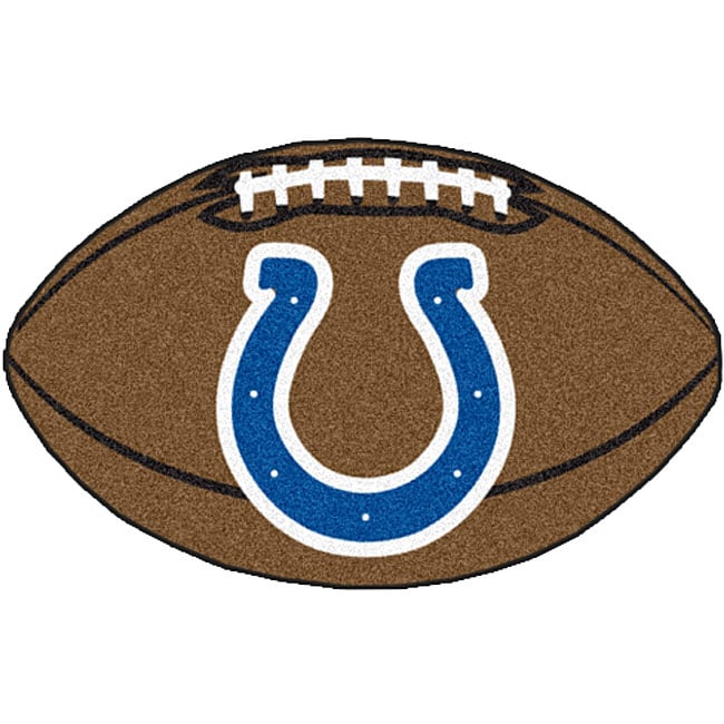 Indianapolis Colts Football Mat (22 In. X 35 In.)