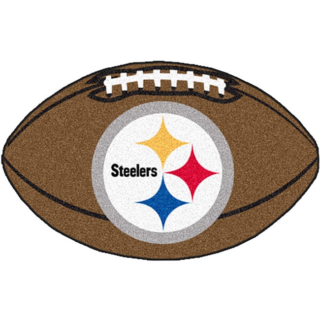 Pittsburgh Steelers Football Mat (22 In. X 35 In.)