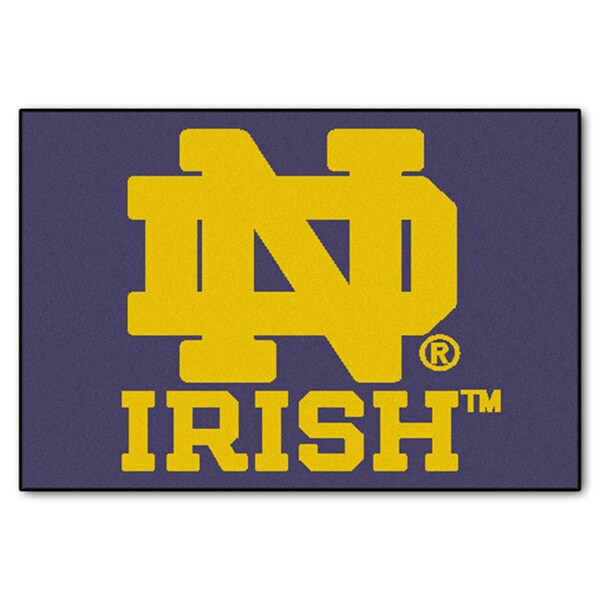 Fanmats NCAA Notre Dame 20x30-inch Starter Mat