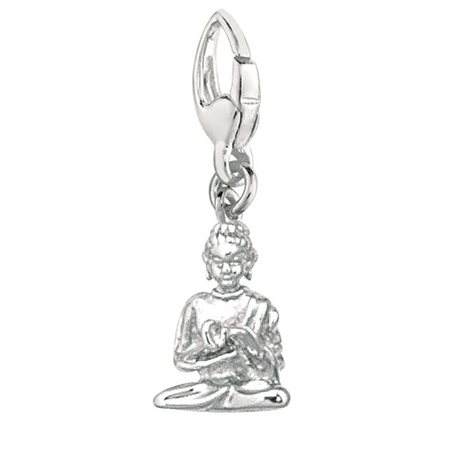 sterling silver buddha charm