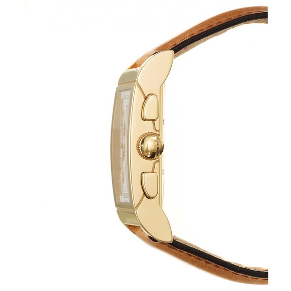 bvlgari mens rettangolo 18k gold watch