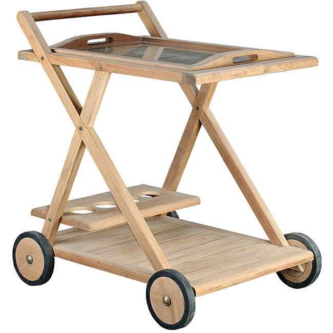 Teak Serving Cart - 11520050 - Overstock.com Shopping - Great Deals on ...