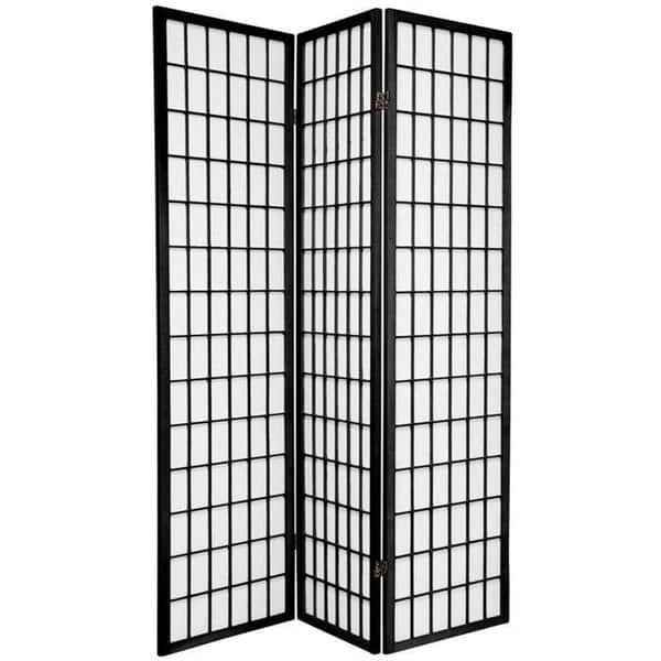 Wood and Rice Paper Windowpane Shoji Screen (China) - On Sale - Bed Bath &  Beyond - 3446182