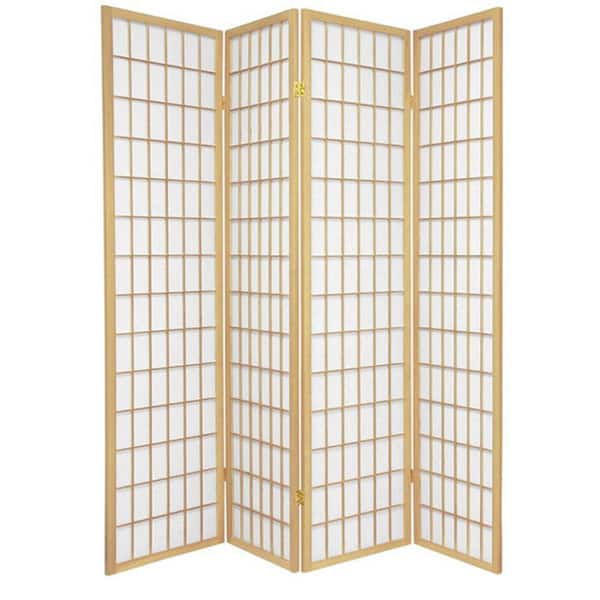 Wood and Rice Paper Windowpane Shoji Screen (China)