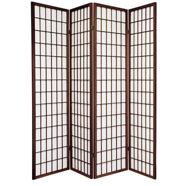 Wood and Rice Paper Windowpane Shoji Screen (China)
