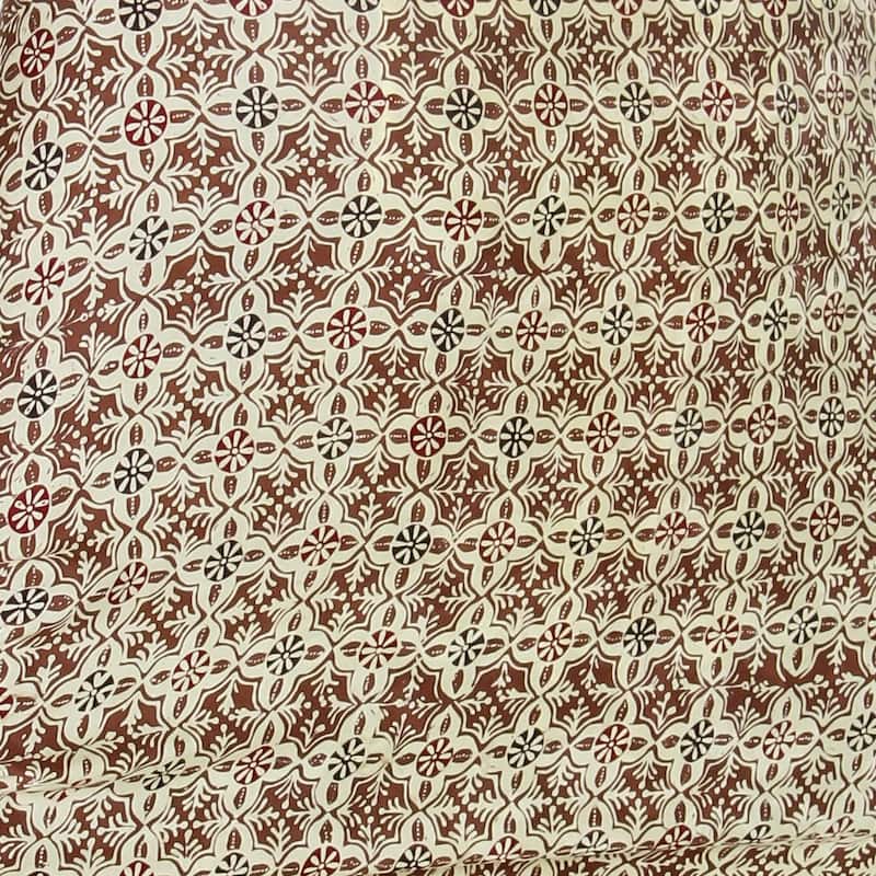 Silk 'Budding Jasmine' Batik Scarf