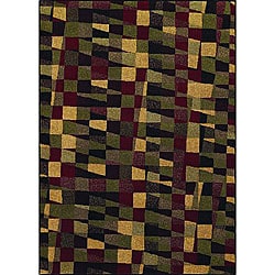 Troy Black Rug (9'6 x 13'2) 7x9   10x14 Rugs