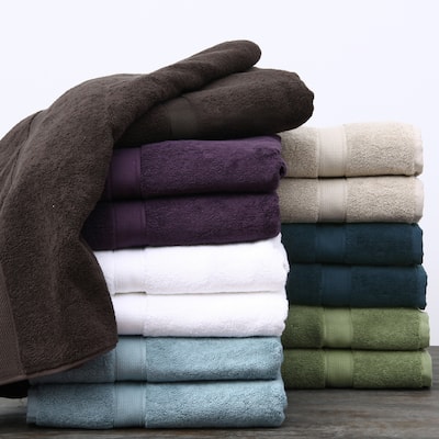 Supreme 800-gram Egyptian Two-Ply Cotton/Terry 6-piece Towel Set