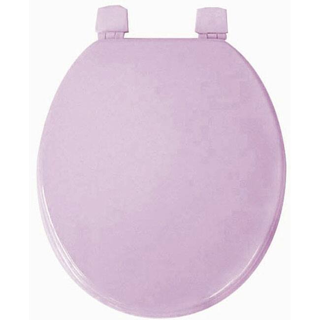 Violet Molded Wood Solid Toilet Seat