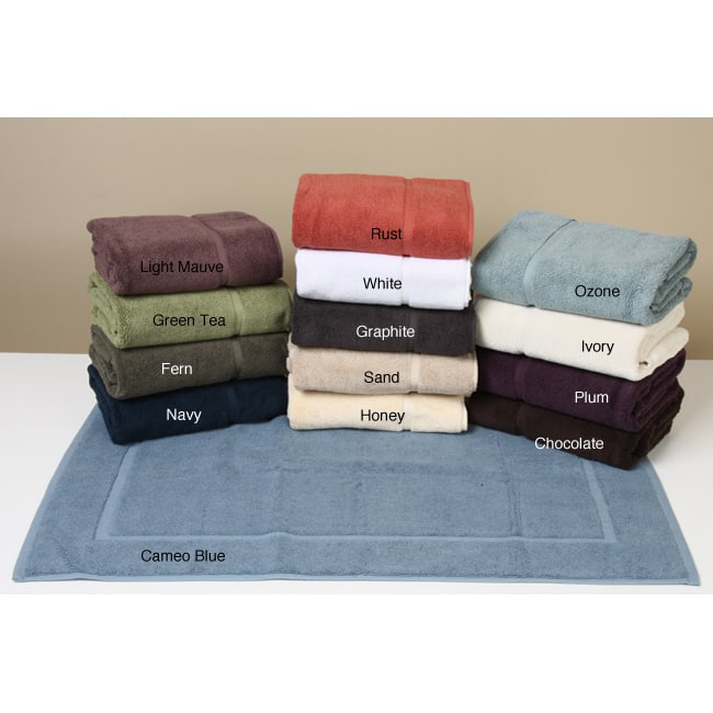 Supreme 1200-gram Two-Ply Cotton Soft Absorbent Bath Mats (Set of 2)