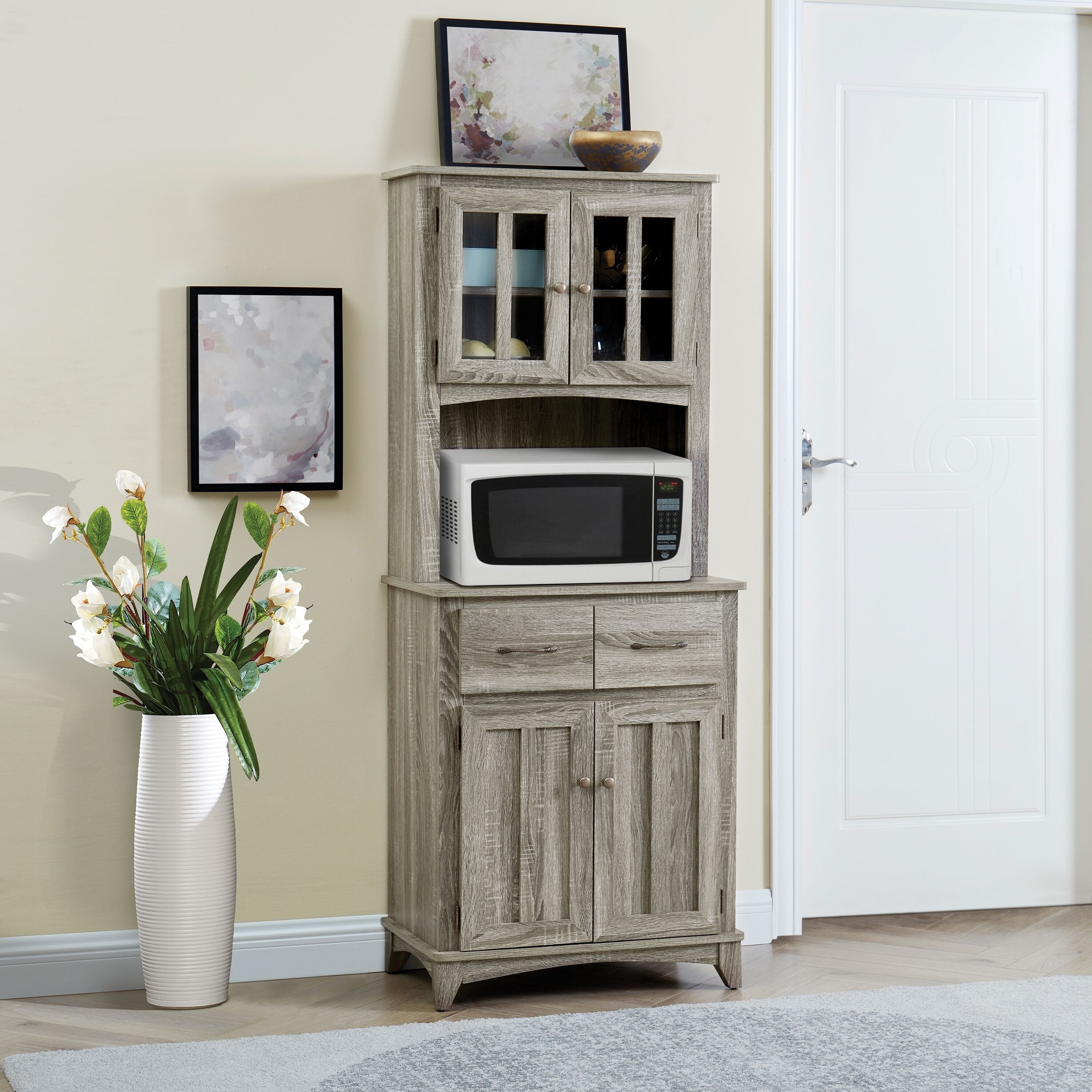 Brook Tall Microwave Hutch