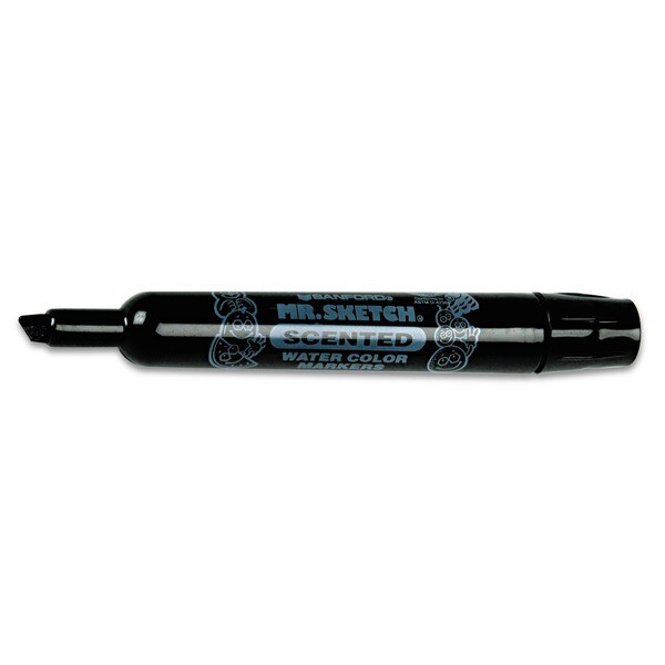 Mr. Sketch Scented Watercolor Black Licorice Marker (Pack of 12)