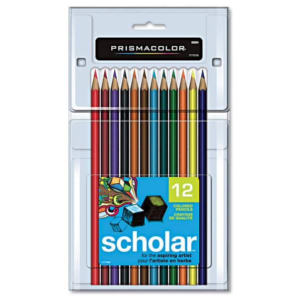 Shop Prismacolor Scholar Colored Pencils 12 Count Overstock