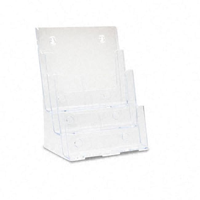 Deflecto Three tier Multi pocket Clear Docuholder