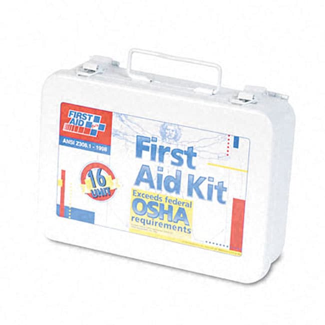 Ansi compliant First Aid Kit With 16 Units