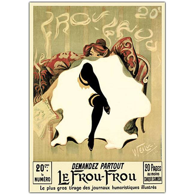 Lucien Henri Weiluc 'Le Frou Frou' Canvas Art