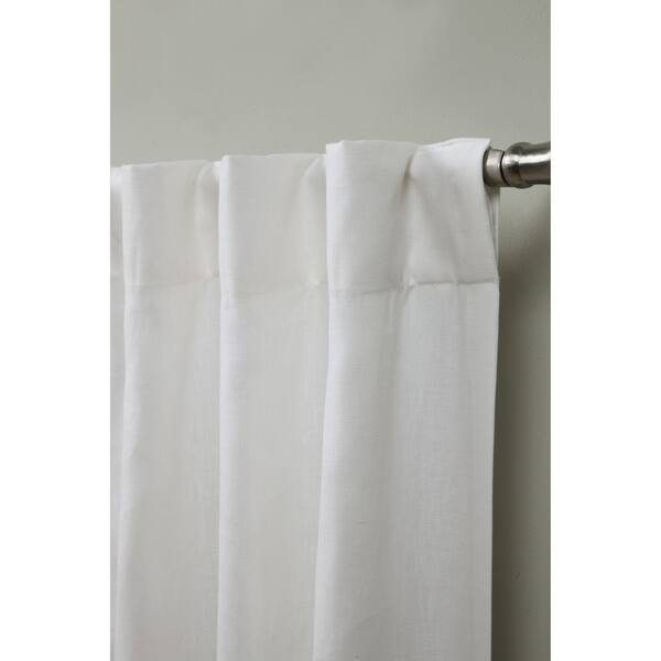 Shop Hampshire Station 100 Percent Belgian Flax Linen Drape Free