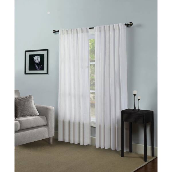 Shop Hampshire Station 100 Percent Belgian Flax Linen Drape Free
