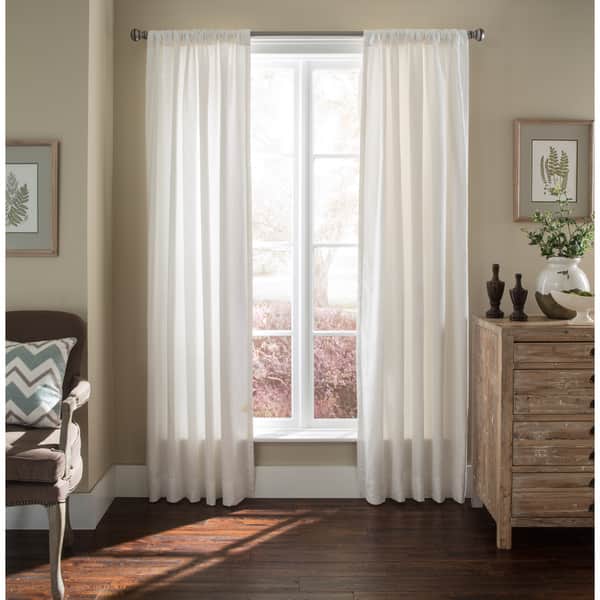 Shop Hampshire Station 100 Percent Belgian Flax Linen Drape Free