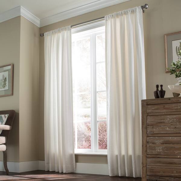 Shop Hampshire Station 100 Percent Belgian Flax Linen Drape Free