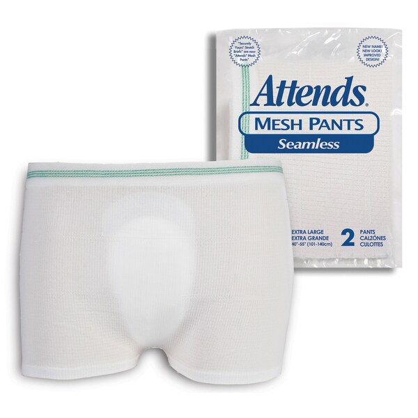 Attends Securely Yours Greenband Stretch Briefs (Case of 100) Attends Disposable Briefs