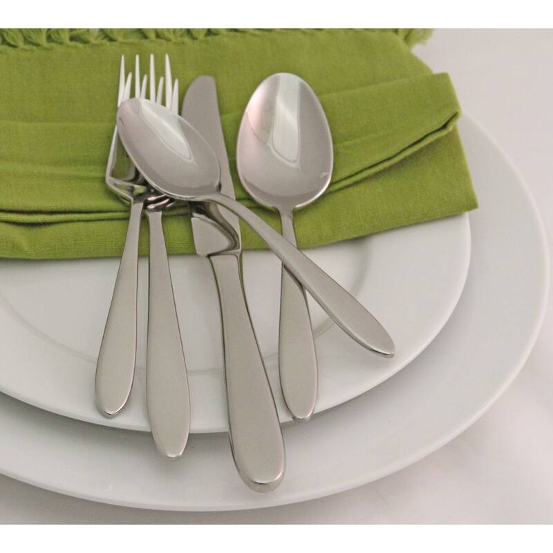 Oneida Mooncrest 45 Piece Everyday Flatware Set, Service For 8
