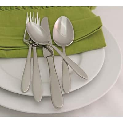 Oneida Mooncrest Stainless Steel 45-piece Flatware Set (Service for 8)