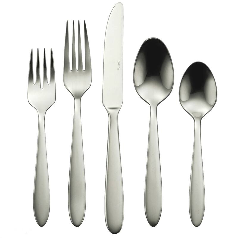 Oneida Mooncrest Stainless Steel 45-piece Flatware Set (Service for 8)